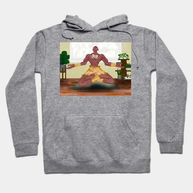 Yoga with Dhalsim Hoodie by Roommates